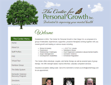 Tablet Screenshot of centerforpg.com